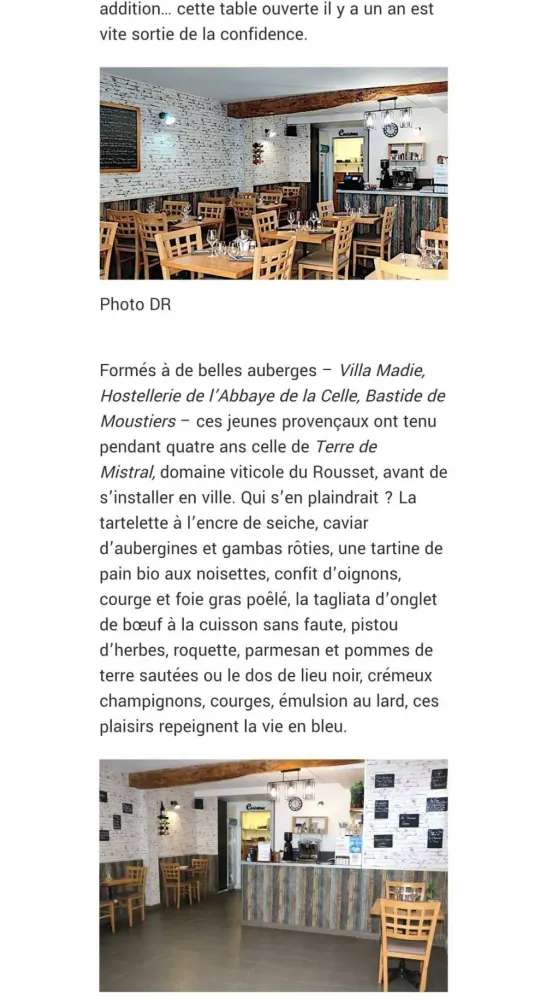 Article de blog table libre Part 2